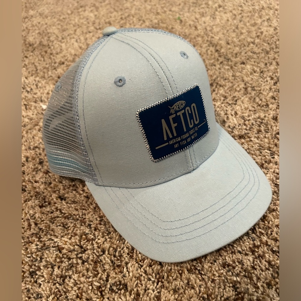 Aftco trucker SnapBack hat, color: Baby blue